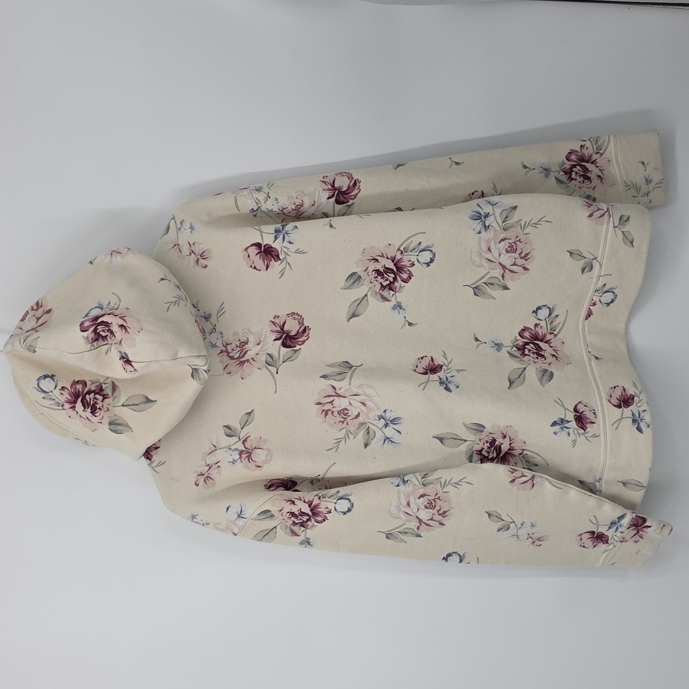 Hollister Floral Hoodie Size M - Picture 3 of 10